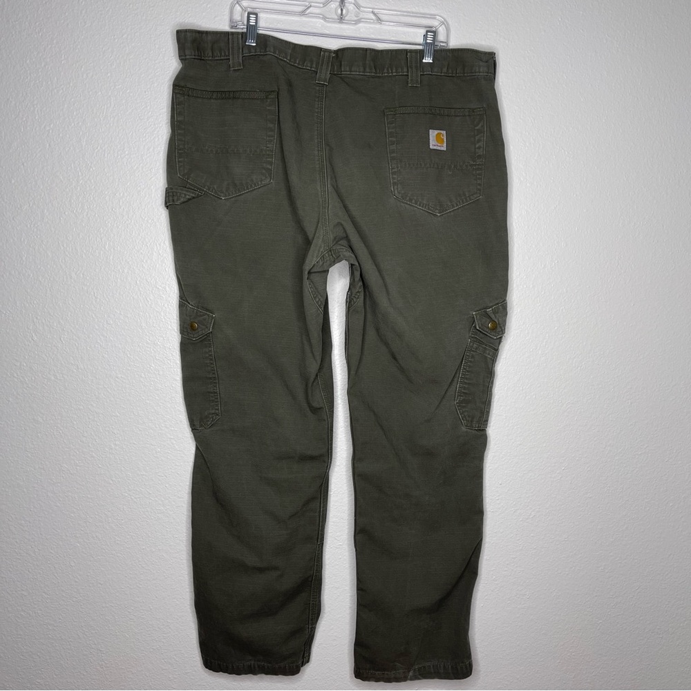 Carhartt Green Relaxed Fit Ripstop Carpenter Pants - Various Sizes - EUC